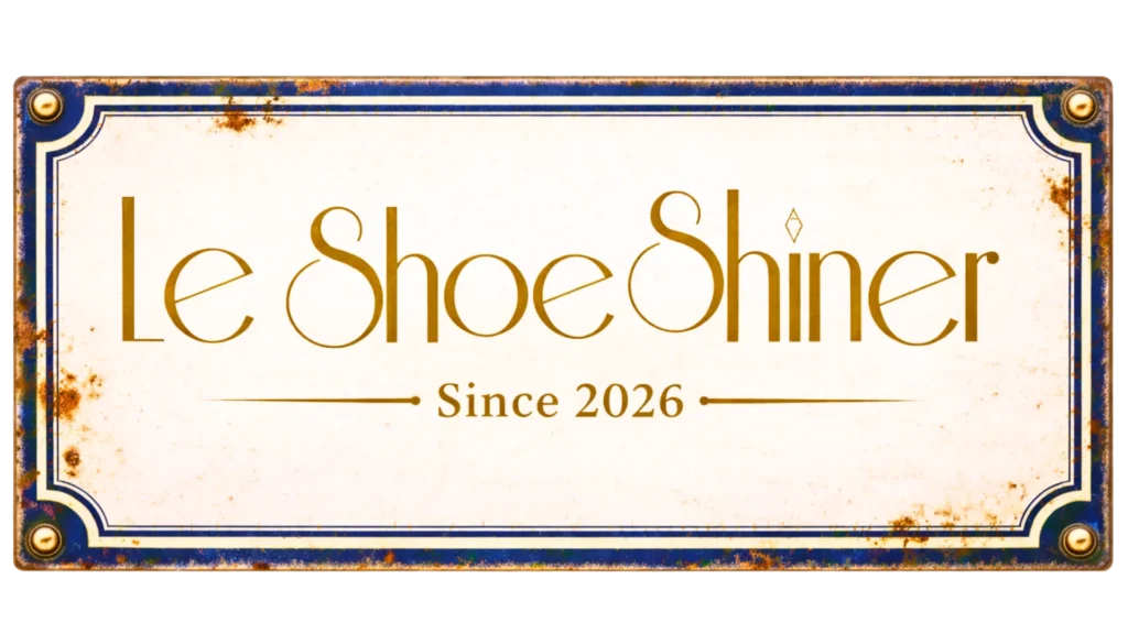 Enseigne émaillée Le Shoe Shiner, Since 2026