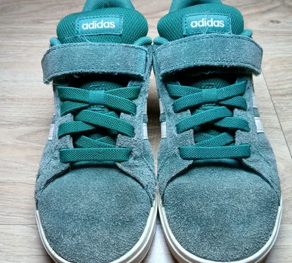 Adidas vl court vertes enfant