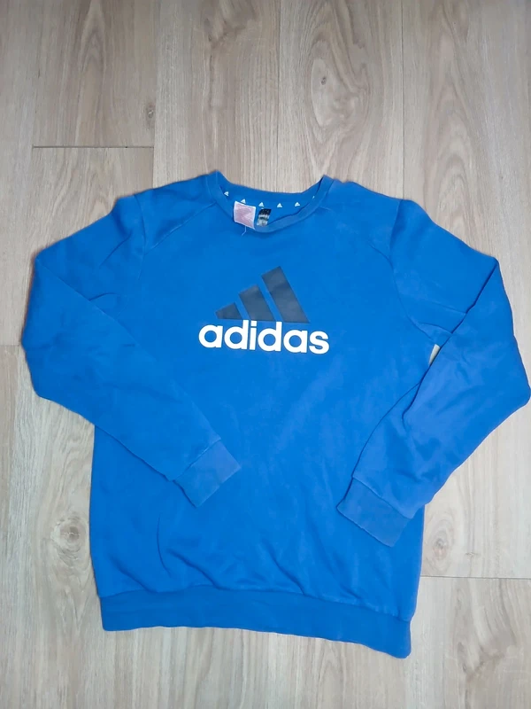 Sweat adidas bleu logo – 16 ans / 176 cm