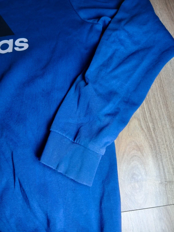 Sweat adidas bleu logo – 16 ans / 176 cm, photo 3
