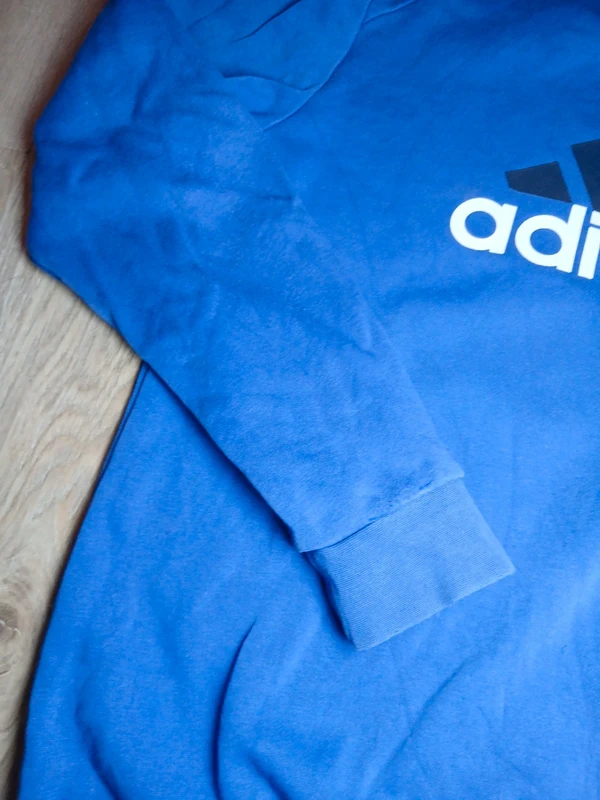 Sweat adidas bleu logo – 16 ans / 176 cm, photo 5