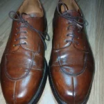 Chaussures vintage homme cuir marron